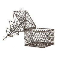 Clayre & Eef | Kerstdecoratie Kerstboom Bruin 9x9x22 cm | 6Y5704