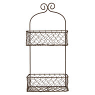Clayre & Eef | Rek met manden Bruin 20x12x45 cm | 6Y5710