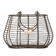 Clayre & Eef | Mandje Bruin 25x16x17/28 cm | 6Y5712