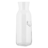 Clayre & Eef | Karaf Transparant ø 9x25 cm / 1000 ml | NWVGL0001