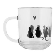 Clayre & Eef | Theeglas Transparant 11x8x9 cm / 200 ml | PWSGL0007