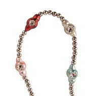 Clayre &amp; Eef   | Decoratie slinger kerst Zilverkleurig &oslash; 2x180 cm | 65993