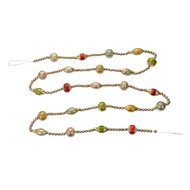 Clayre &amp; Eef   | Decoratie slinger kerst Zilverkleurig &oslash; 2x180 cm | 65994