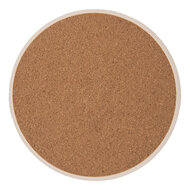 Clayre & Eef | Pannenonderzetter Beige Roze ø 16x1 cm | 6CE2054