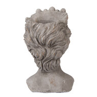 Clayre &amp; Eef   | Bloempot Binnen Grijs 14x15x24 cm | 6TE0555