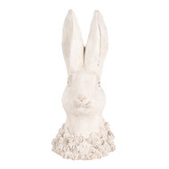 Clayre &amp; Eef   | Decoratie Beeld Konijn Beige 11x11x24 cm | 6TE0558