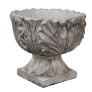 Clayre & Eef | Bloempot Binnen Grijs ø 20x17 cm | 6TE0567