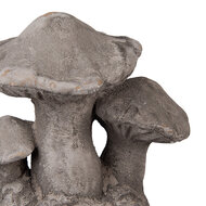 Clayre &amp; Eef   | Decoratie Paddenstoelen Grijs 16x12x15 cm | 6TE0569