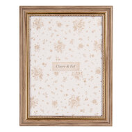 Clayre &amp; Eef   | Fotolijst Bruin Goudkleurig 18x2x23 cm / 15x20 cm | 2F1264L