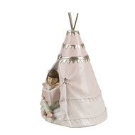 Clayre & Eef | Spaarpot Roze 13x13x19 cm | 6PR4423