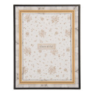 Clayre & Eef | Fotolijst Grijs Zwart 17x2x22 cm / 13x18 cm | 2F1274M