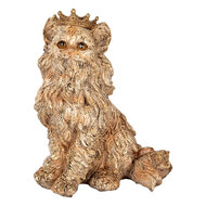 Clayre &amp; Eef   | Decoratie Beeld Kat Beige 23x19x28 cm | 6PR5071