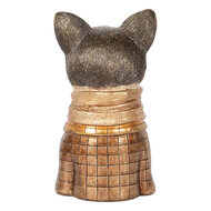 Clayre &amp; Eef   | Decoratie Beeld Kat Bruin Beige 14x12x23 cm | 6PR5073