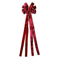 Clayre &amp; Eef   | Decoratie Strik Roze Goudkleurig 33x135 cm | 65975BU