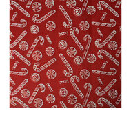 Clayre & Eef | Tafelloper Rood Wit 28x275 cm | 66037