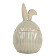 Clayre & Eef | Voorraadpot Deksel Groen 10x10x16 cm | 6CE2013