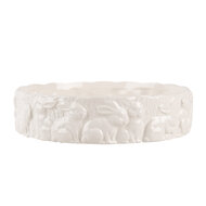 Clayre & Eef | Serveerschaal Wit ø 20x5 cm | 6CE2035