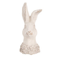 Clayre &amp; Eef   | Decoratie Beeld Konijn Beige 12x10x24 cm | 6TE0557
