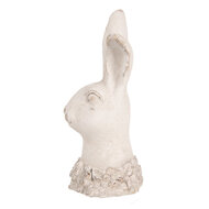 Clayre &amp; Eef   | Decoratie Beeld Konijn Beige 12x10x24 cm | 6TE0557