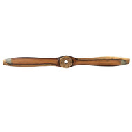 Clayre &amp; Eef   | Decoratie Propeller Bruin Goudkleurig 12x3x120 cm | 5H0724