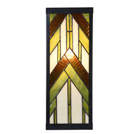 Clayre & Eef | Wandlamp Tiffany Beige Groen 14x16x40 cm E27/max 1x100W | 5LL-6361