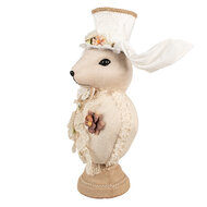 Clayre &amp; Eef   | Decoratie Beeld Konijn Beige 24x17x50 cm | 65934