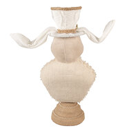 Clayre &amp; Eef   | Decoratie Beeld Konijn Beige 24x17x50 cm | 65934