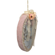 Clayre & Eef | Decoratie Hanger Ei Blauw 21x4x30 cm | 65937