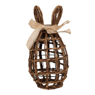 Clayre &amp; Eef   | Decoratie Beeld Konijn Bruin 16x16x31 cm | 65963