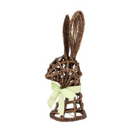 Clayre &amp; Eef   | Decoratie Beeld Konijn Bruin 17x17x40 cm | 65964