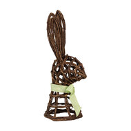Clayre &amp; Eef   | Decoratie Beeld Konijn Bruin 17x17x40 cm | 65964