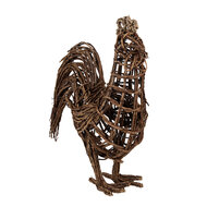 Clayre &amp; Eef   | Decoratie Beeld Kip Bruin 34x15x39 cm | 65965