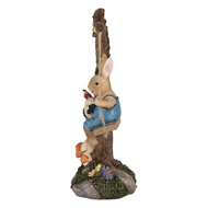 Clayre &amp; Eef   | Decoratie Konijn op Schommel Bruin 20x12x32 cm | 6PR5482
