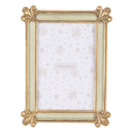 Clayre & Eef | Fotolijst Goudkleurig Groen 15x2x20 cm / 10x15 cm | 2F1202