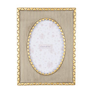 Clayre &amp; Eef   | Fotolijst Beige Goudkleurig 16x2x21 cm / 10x15 cm | 2F1218