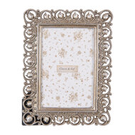 Clayre & Eef | Fotolijst Zilverkleurig 16x2x21 cm / 10x15 cm | 2F1249