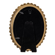 Clayre & Eef | Fotolijst Wit Goudkleurig 16x3x20 cm / 10x15 cm | 2F1251