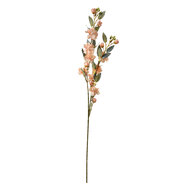 Clayre & Eef | Decoratie tak met bloemen Oranje Groen 7x7x90 cm | 5PL0151