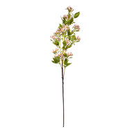 Clayre & Eef | Decoratie tak met bloemen Roze Groen 8x8x96 cm | 5PL0152