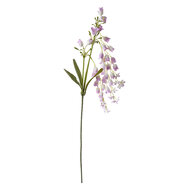 Clayre & Eef | Decoratie tak met bloemen Paars Groen 15x6x80 cm | 5PL0161LPA