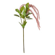 Clayre &amp; Eef   | Kunstbloem Roze Groen 25x5x73 cm | 5PL0165