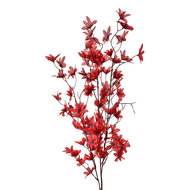 Clayre &amp; Eef   | Decoratie tak met bloemen Rood Groen 6x6x110 cm | 5PL0167R