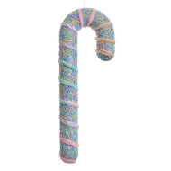 Clayre &amp; Eef   | Kerstdecoratie Hanger Zuurstok Roze Meerkleurig 13x5x34 cm | 66101L