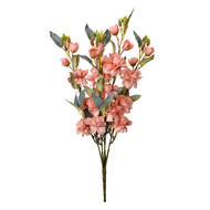 Clayre & Eef | Decoratie tak met bloemen Roze Groen 10x10x51 cm | 6PL0378P