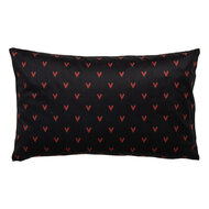 Clayre &amp; Eef   | Kussenhoes Wit Zwart 30x50 cm | BHS36-4