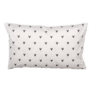 Clayre &amp; Eef   | Kussenhoes Beige Grijs 30x50 cm | RUB36