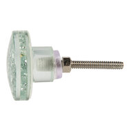 Clayre & Eef | Deurknop Transparant ø 4x3 cm / S3 cm | 66061