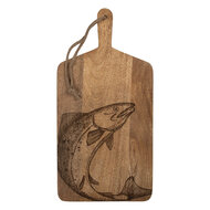 Clayre &amp; Eef   | Decoratie Snijplank Bruin 25x2x50 cm | 6H2391