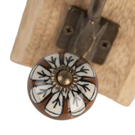 Clayre &amp; Eef   | Wandhaak Bruin 10x11x18 cm | 6H2395