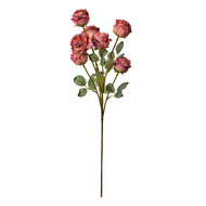 Clayre &amp; Eef   | Decoratie tak met bloemen Roze Groen 8x8x55 cm | 6PL0391P